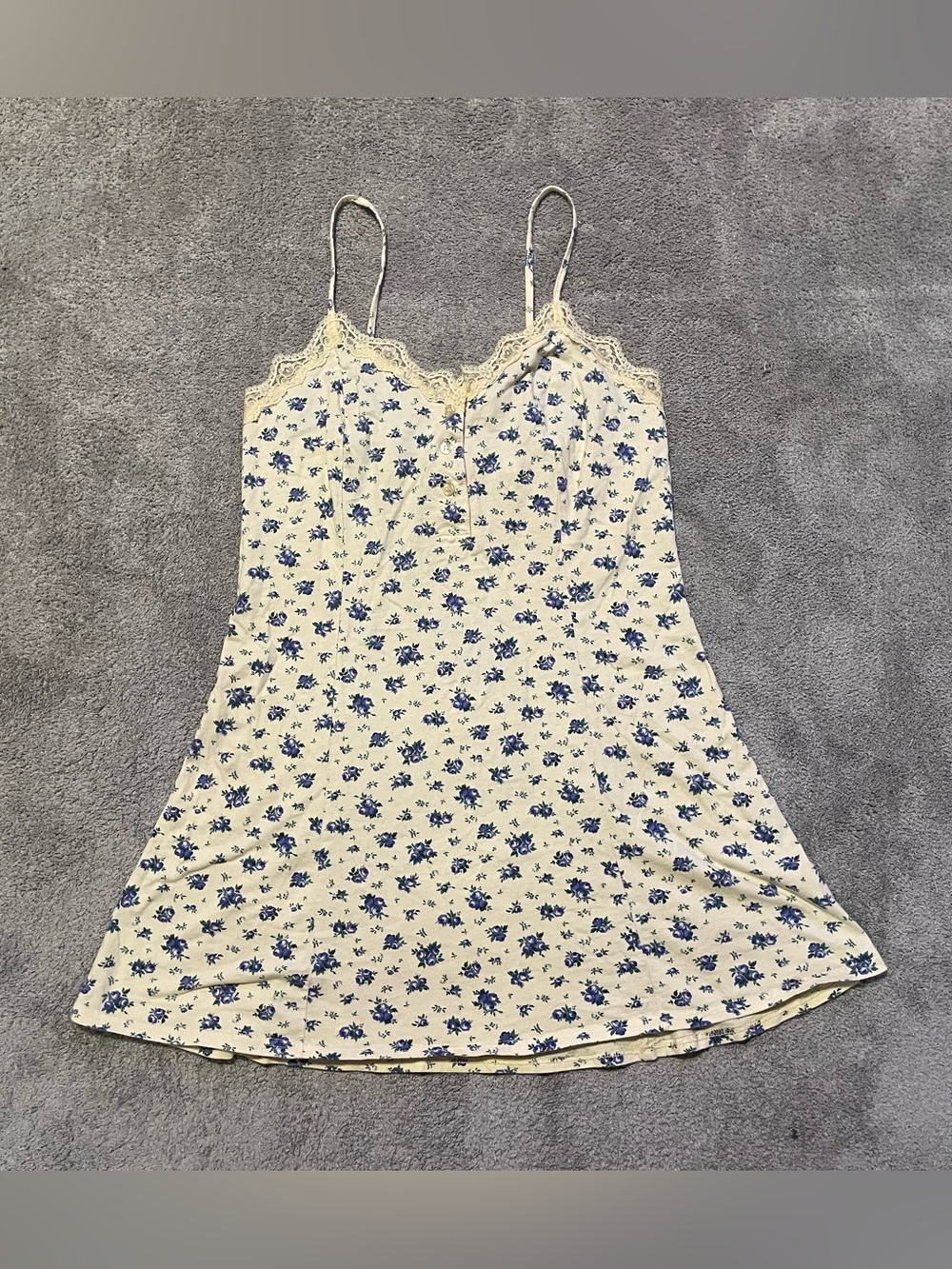 Vintage Victoria’s Secret Cami Tank Top  Womens M Yellow Floral Cottagecore
